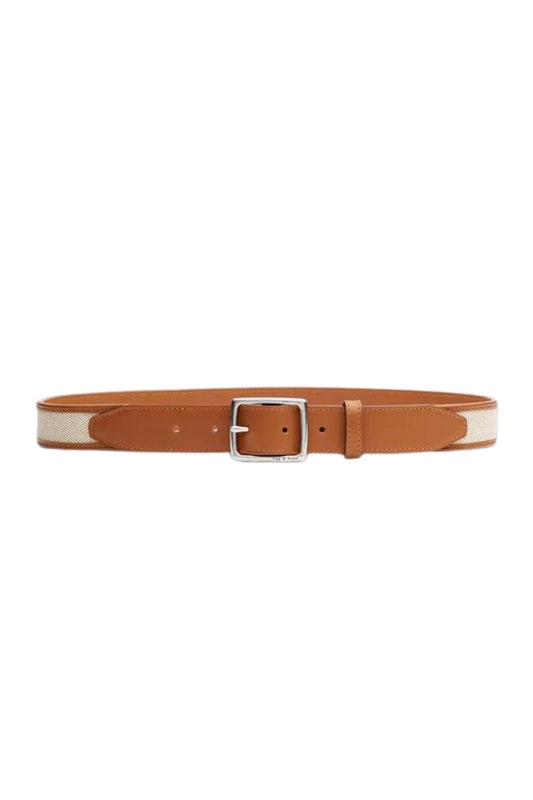 Rag & Bone - Women's Boyfriend Leather Canvas Belt