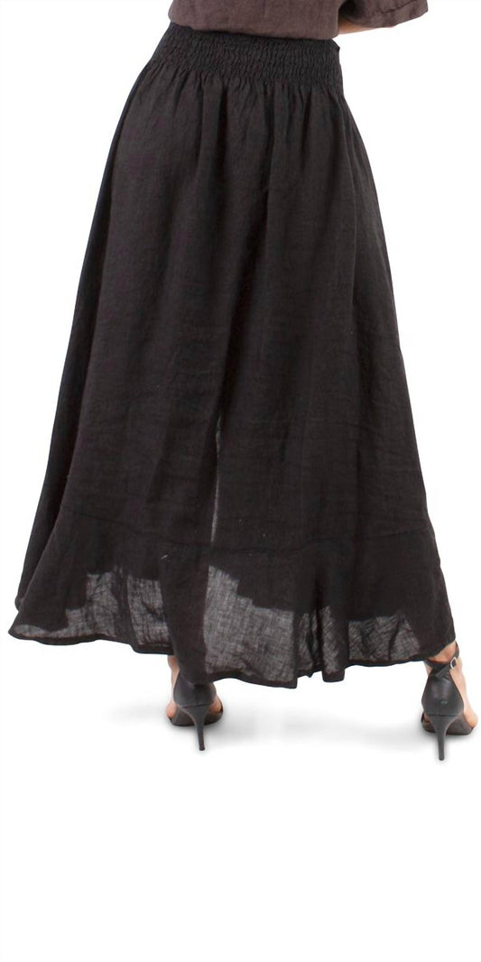 Gigi Moda - Magdalena Linen Maxi Skirt
