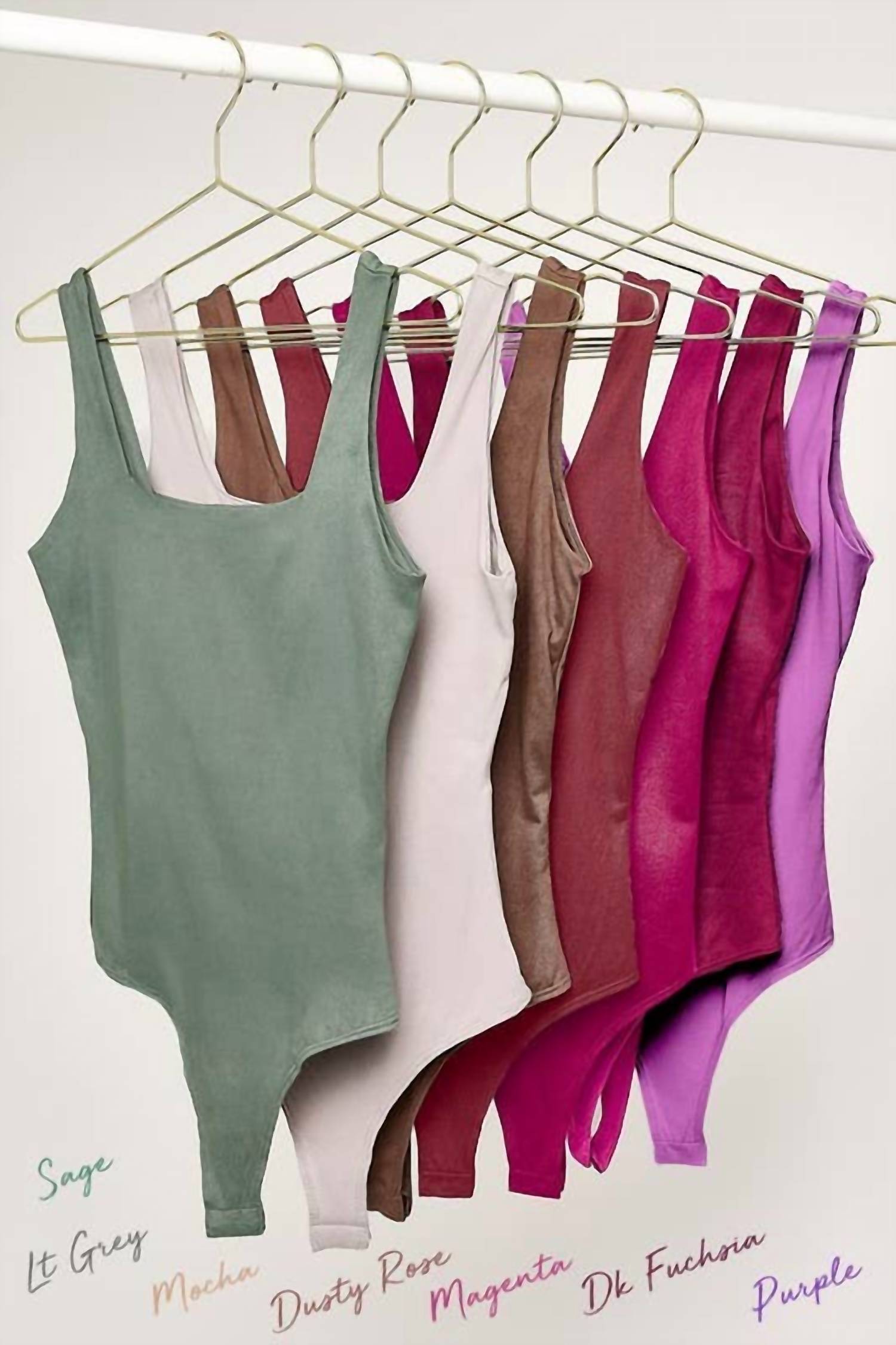 Le Lis - Dara Square Neck Tank Bodysuit