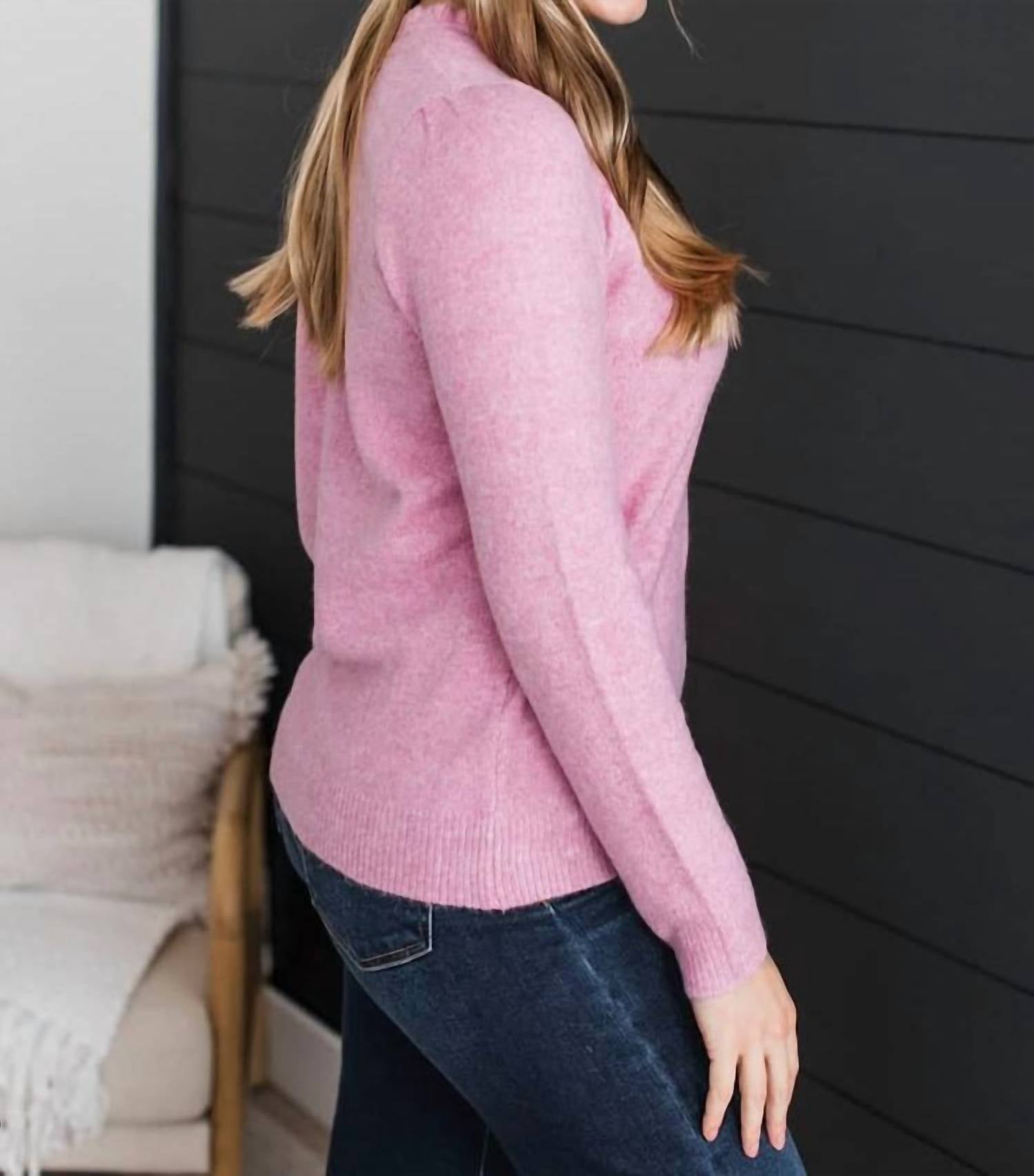 Staccato - Penn Ruffle V-Neck Sweater