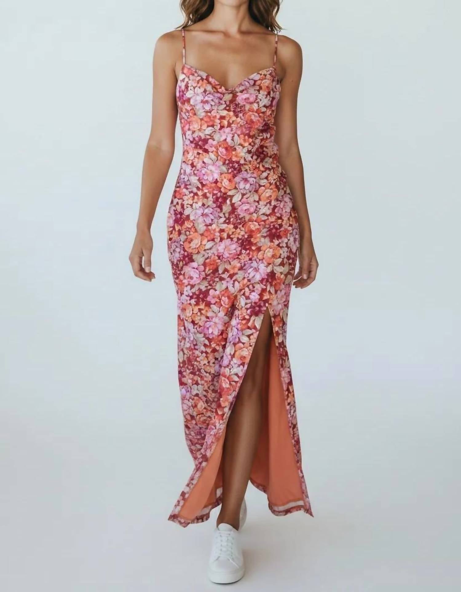 Sage The Label - Cowl Neck Midi Dress