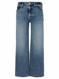 Kut From The Kloth - Charlotte High Rise Wide Leg Jeans With Raw Hem