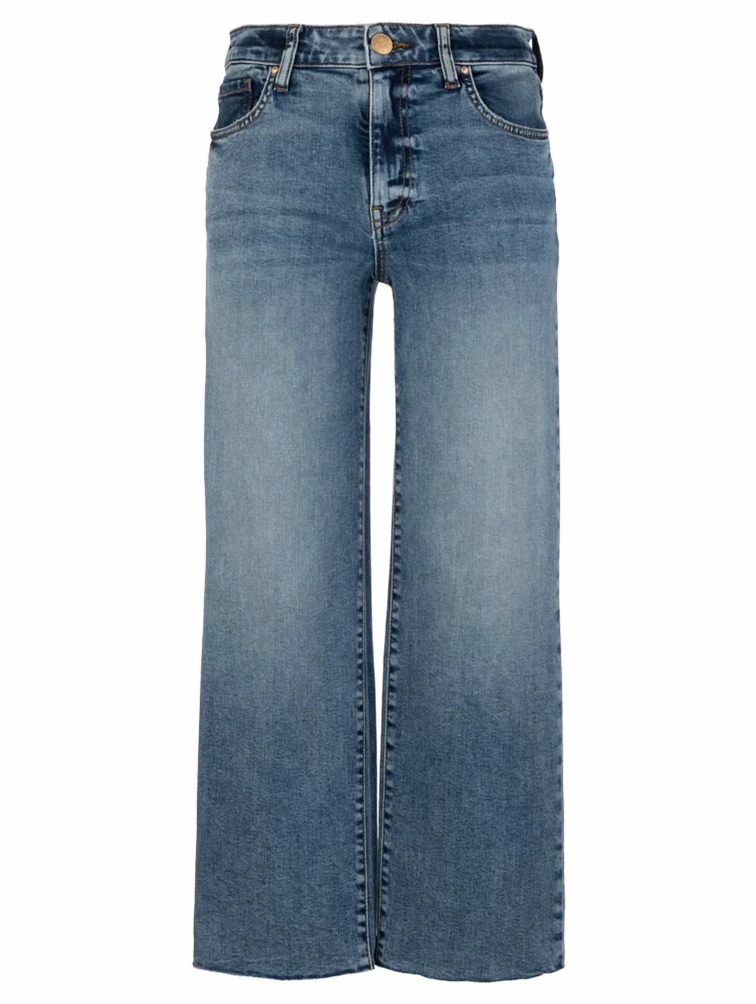 Kut From The Kloth - Charlotte High Rise Wide Leg Jeans With Raw Hem