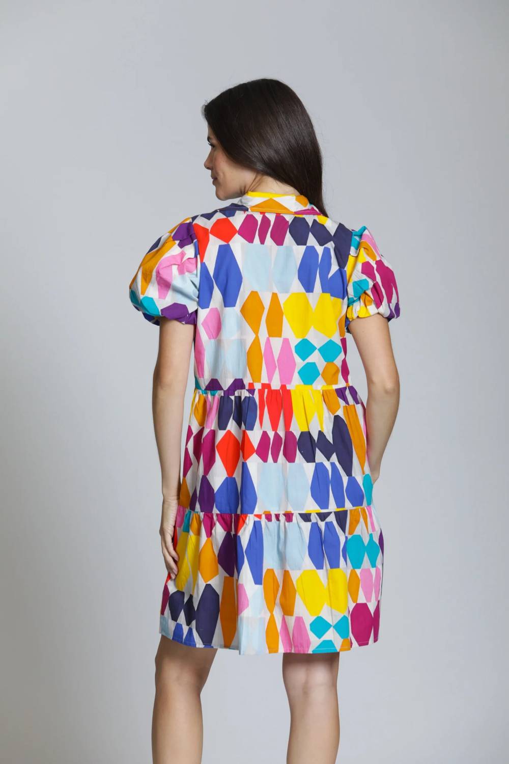Entro - Women's Flounce Shirt Dress