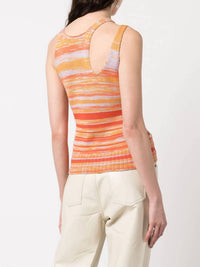JONATHAN SIMKHAI AVANI SPACE DYE TANK TOP in lupine - women's tank top - view 5