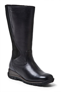 Blondo Women's Anouk Mid-calf Waterproof Leather Boots in black - women's shoe