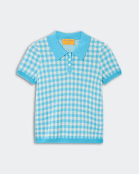 Guest In Residence - Gingham Shrunken Polo