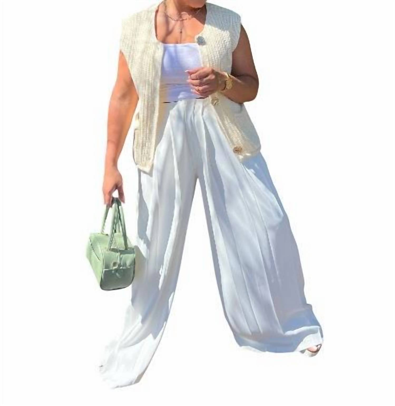 Muy Muy Fancy - Wide Leg Trousers