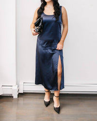 Crescent - Satin Tank Dress