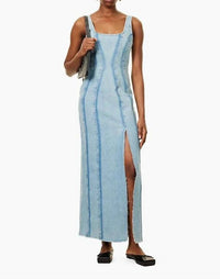 Dala - On Tap Denim Midi Dress