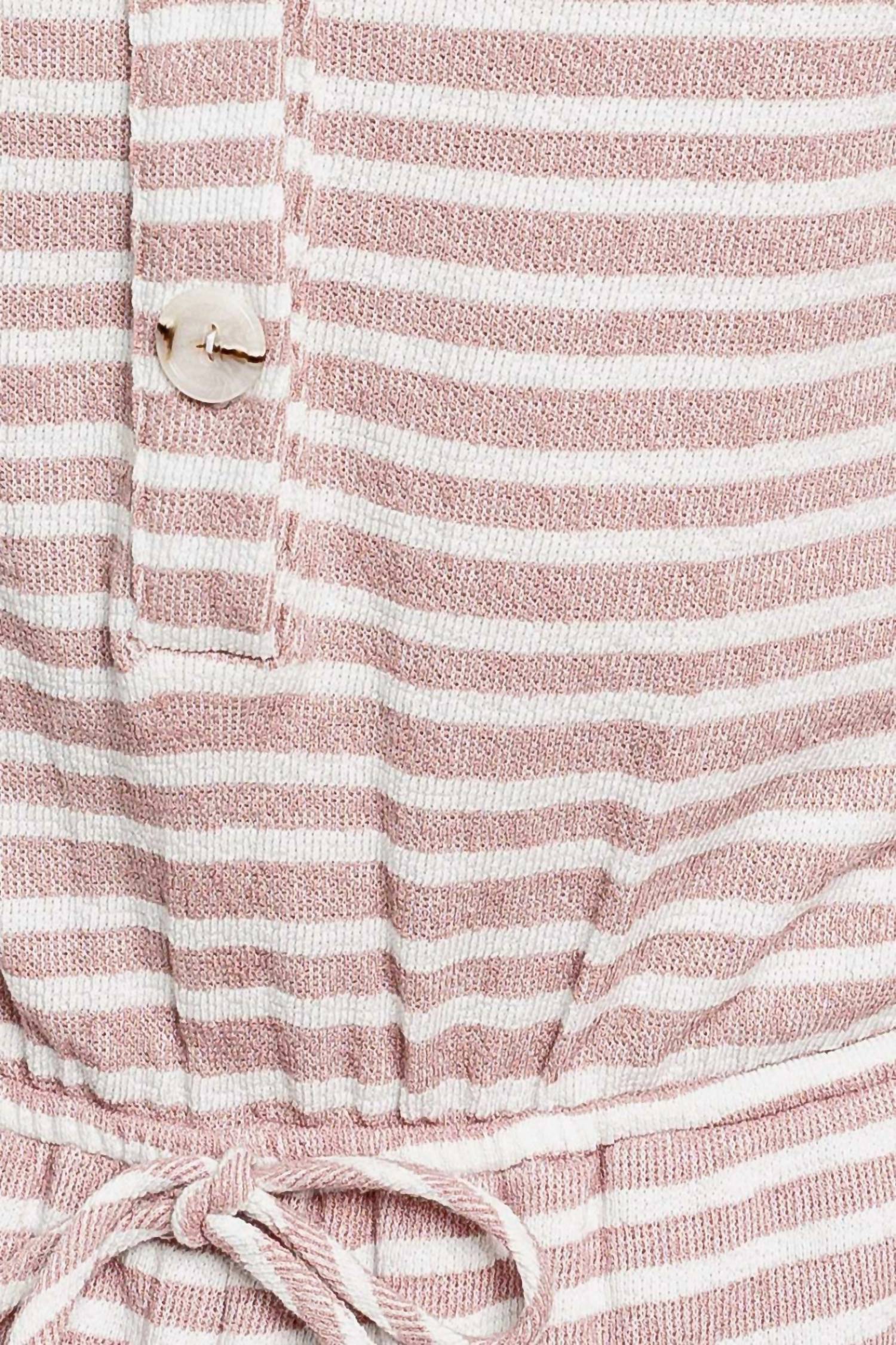 Le Lis - collared short sleeve romper