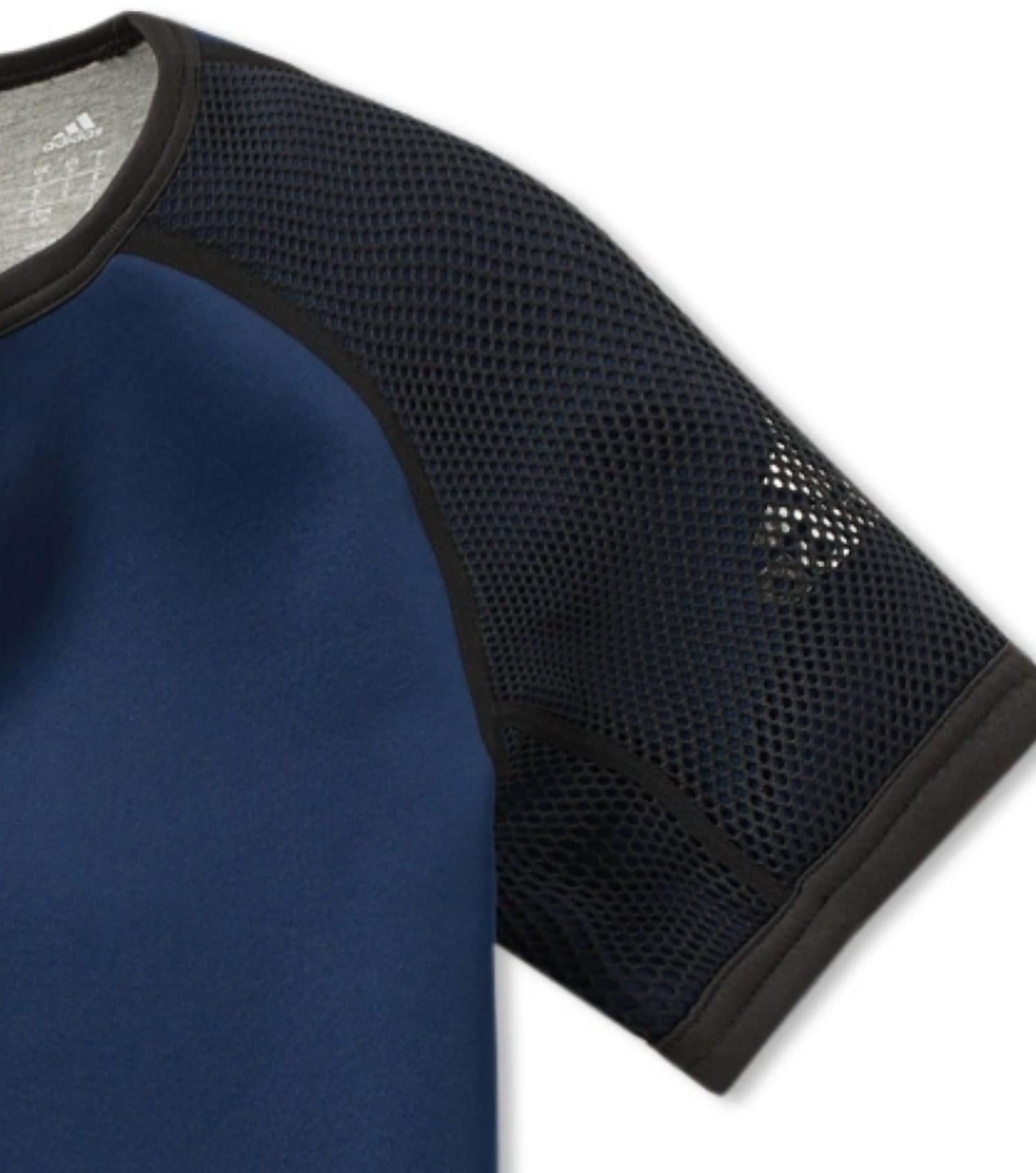 Adidas - Men's Short Sleeve Neoprene Crew Sweat Top