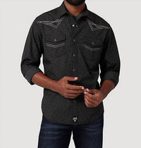 Wrangler - Men's Long Sleeve Western Snap Shirt