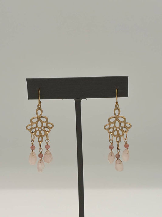 Blue Copper - Women's Quartz Earrings