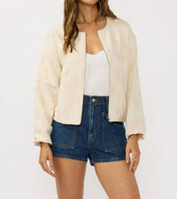 Lovestitch - Soft Structure Zip Up Jacket
