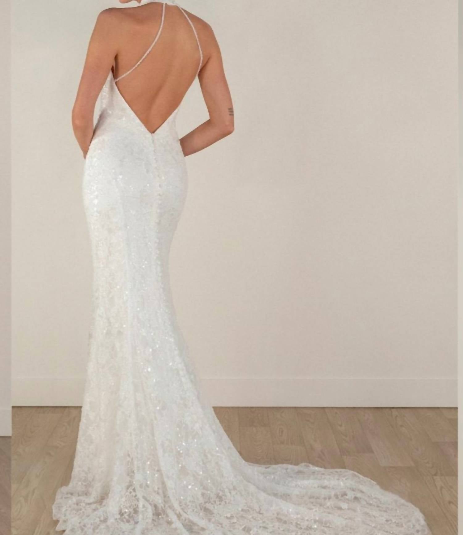 Stella York - Halterneck Column Wedding Dress