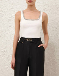 Zimmermann - Embellished Tank Top
