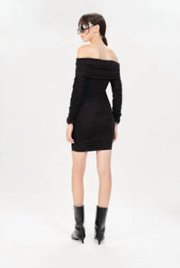 Maria Cher Alberti Akira Short Dress in black - women's dress - alternate view