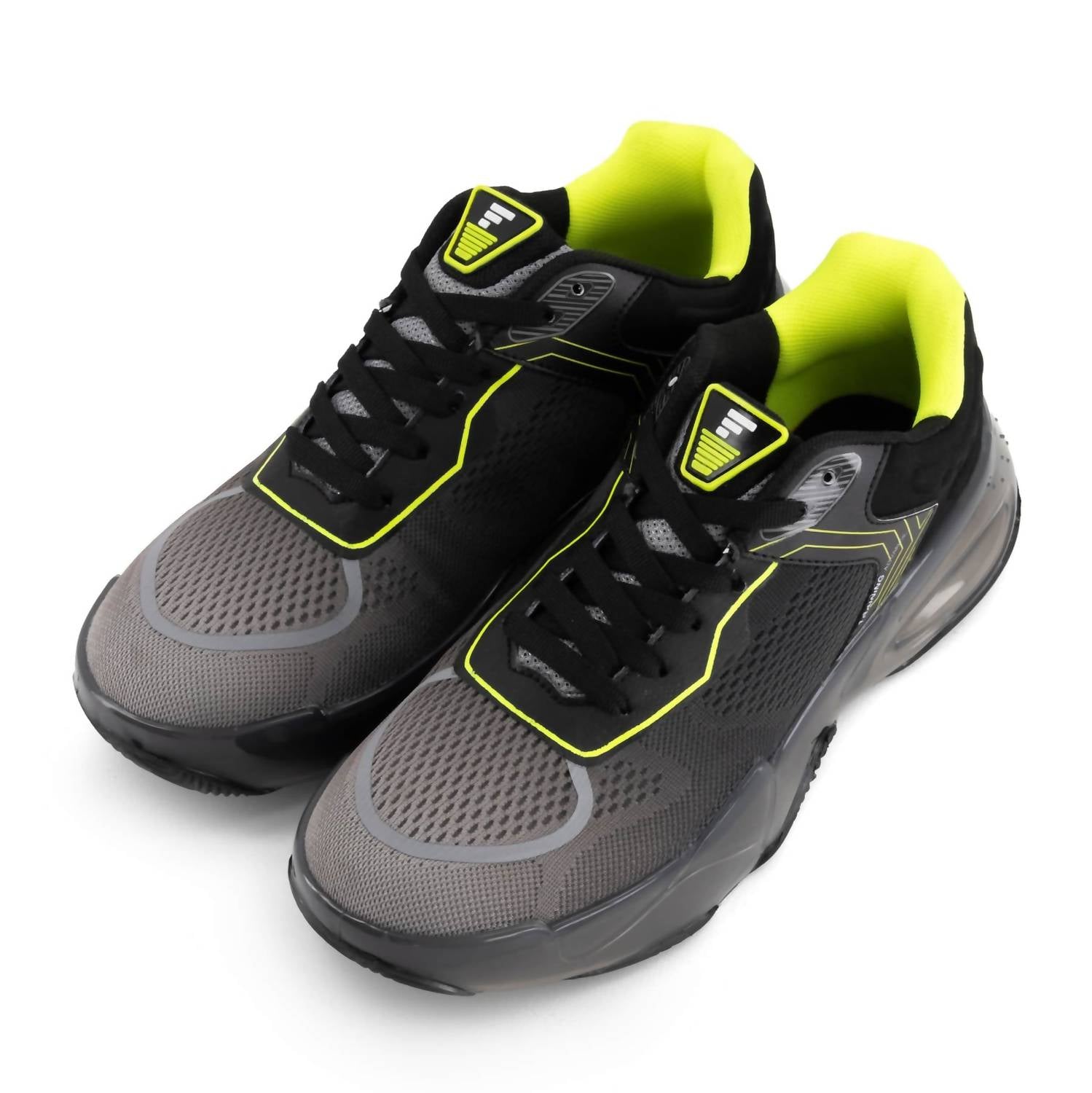 Ferrato Men's Sport Sneakers in black - men's sneaker - alternate view