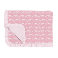 Kickee - Ruffle Toddler Blanket