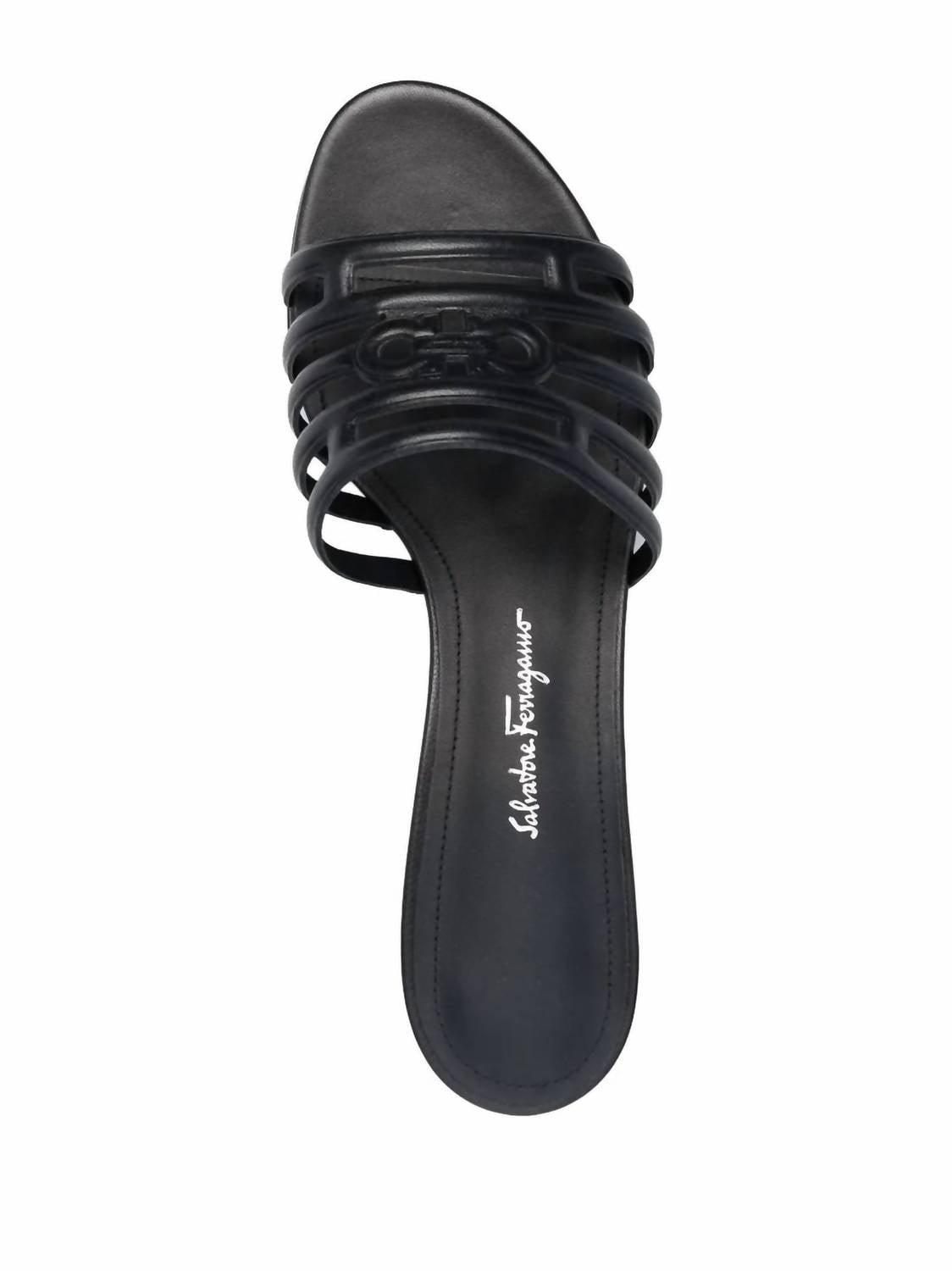 Salvatore Ferragamo Women's Finn Sandal in black - women's sandal - view 4