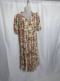 Umgee - Women's Printed Sweetheart Dress