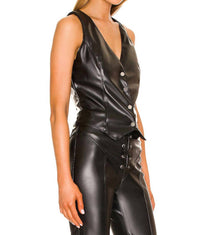 Bdenim - Pre-loved Ava Faux Leather Vest