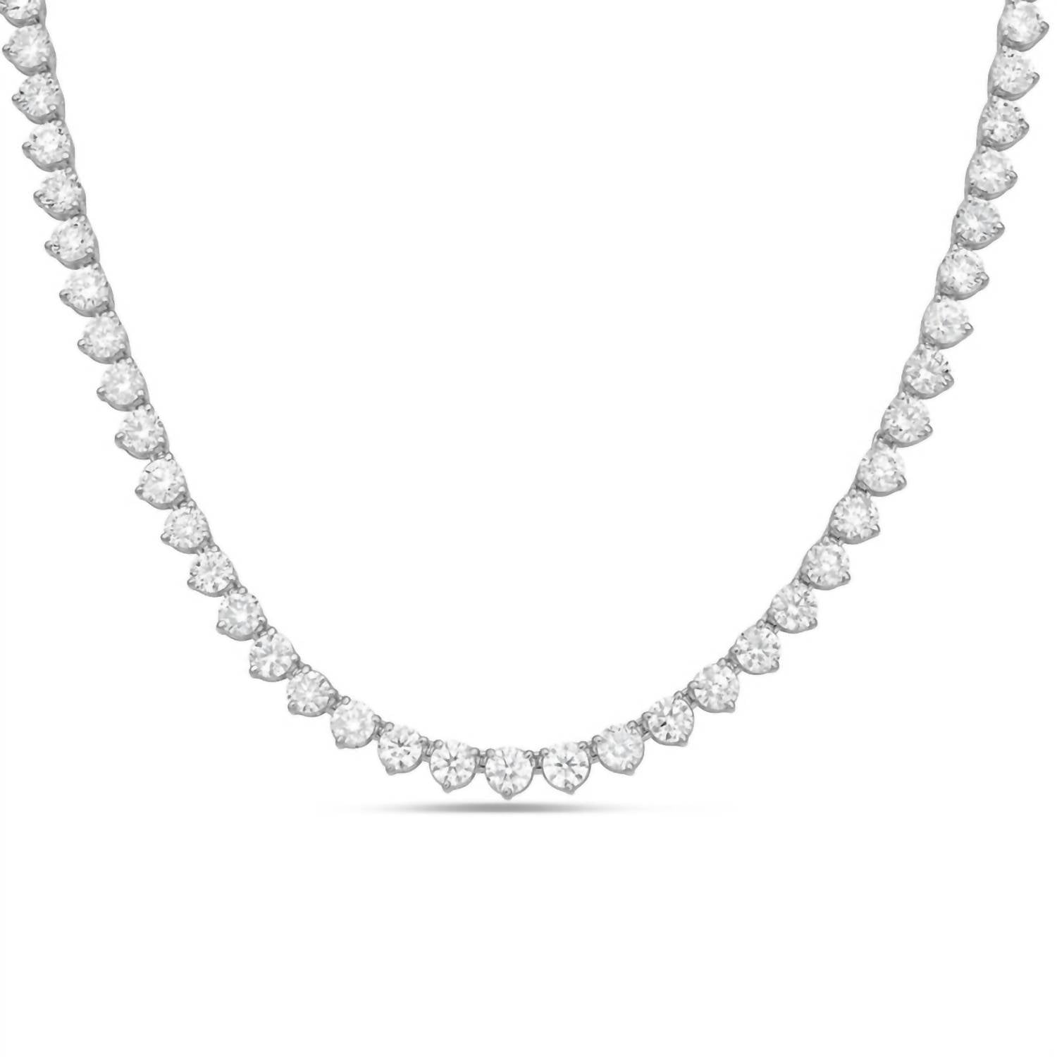 Diana M Jewels - Women's Round Lab-Grown Diamond Pendant Necklace (25.00 Ct) - Grand