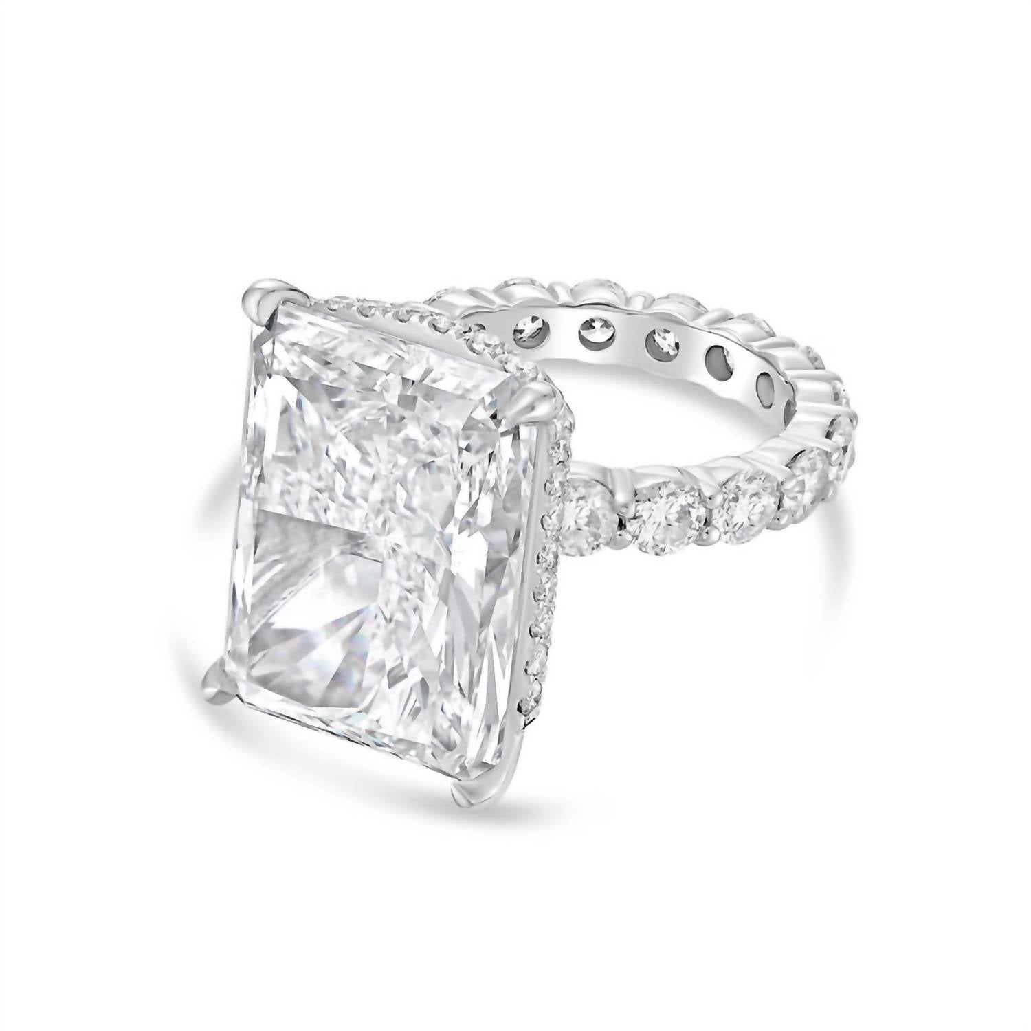 Diana M Jewels - Women's Radiant & Round Lab-Grown Diamond Fashion Ring (8.00 Ct) - Elegant Plus
