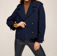 Fifteen Twenty - Chelsea Cropped Trench Jacket