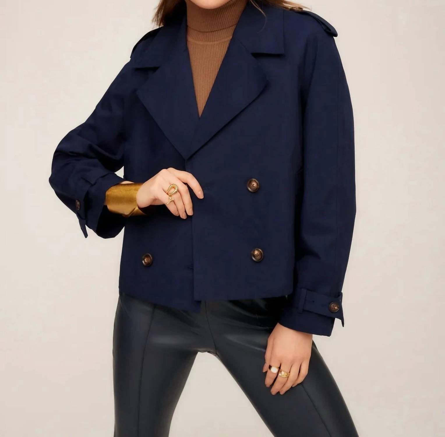Fifteen Twenty - Chelsea Cropped Trench Jacket