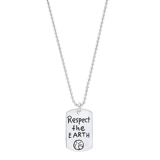 Jessica Elliot - Women's Sterling "Resolutions we can all keep" Dogtags Max Necklace