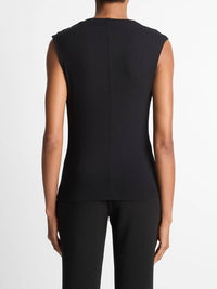 DREW Cornelia Top in black - women's sweater - alternate view