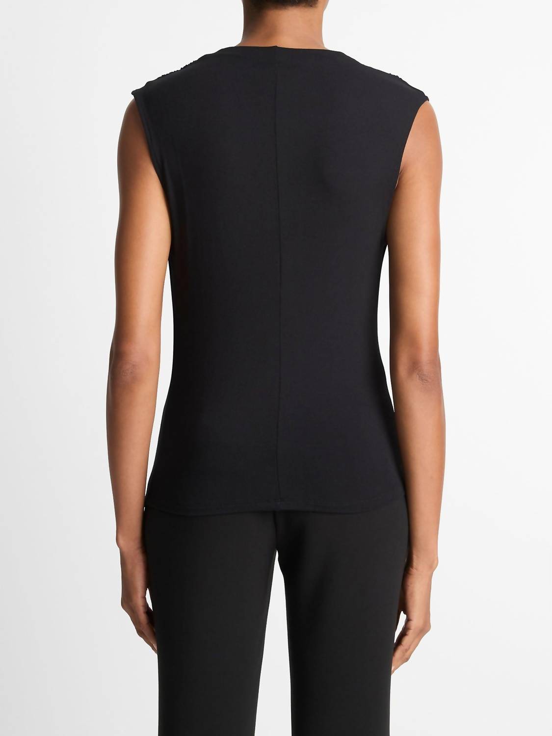 DREW Cornelia Top in black - women's sweater - alternate view