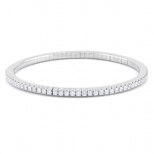 Diana M Jewels - Flexible 3.25cts Diamond Tennis Bracelet