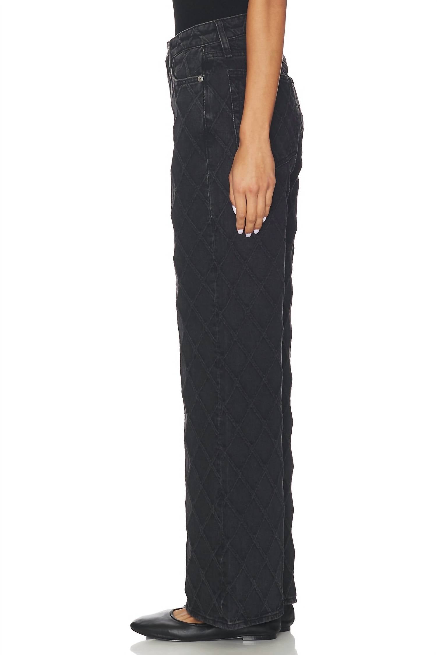 Rag & Bone - Logan Mid-rise Quilted Jeans