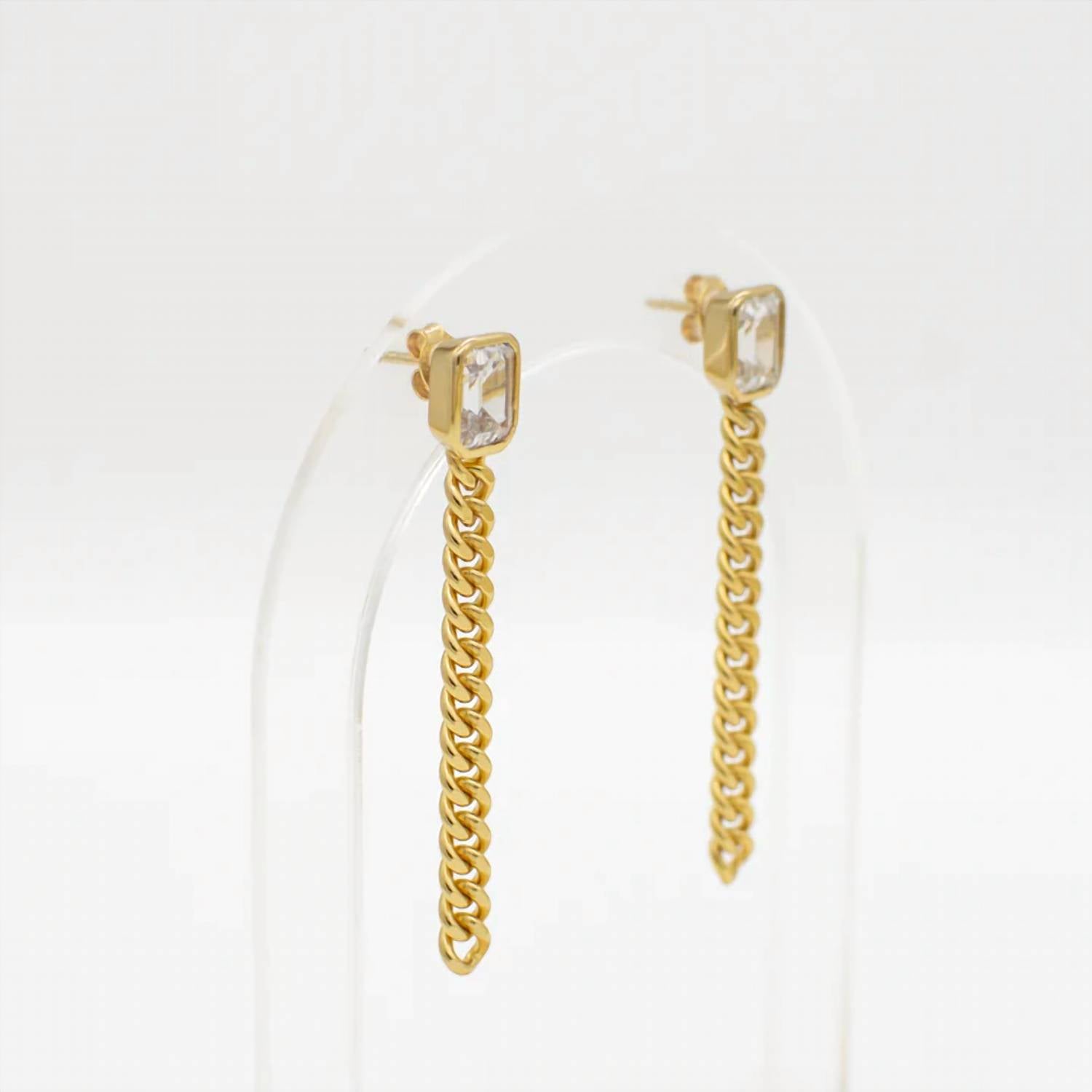 Au79 - Women's Manhattan Chain Earrings