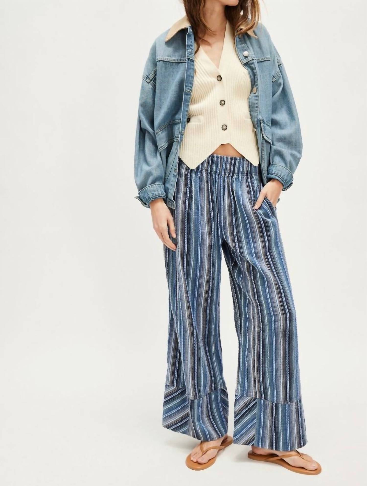 Free People - Day's End Stripe Pants