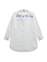 Shiraleah - Snap & Sip Catch Of The Day Cover-Up Shirt