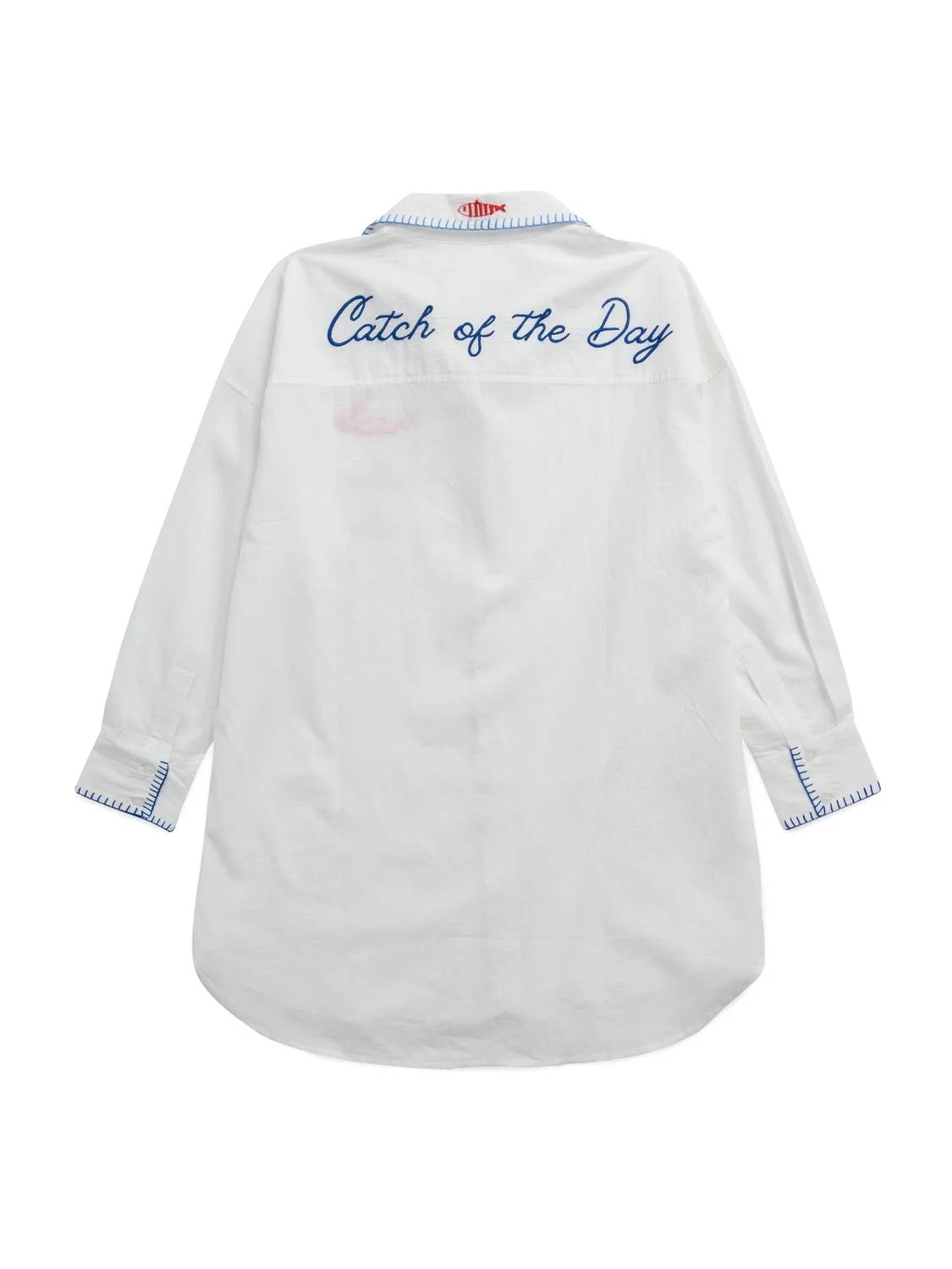 Shiraleah - Snap & Sip Catch Of The Day Cover-Up Shirt