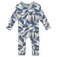 Kickee - Kids' Print Coverall with Snaps