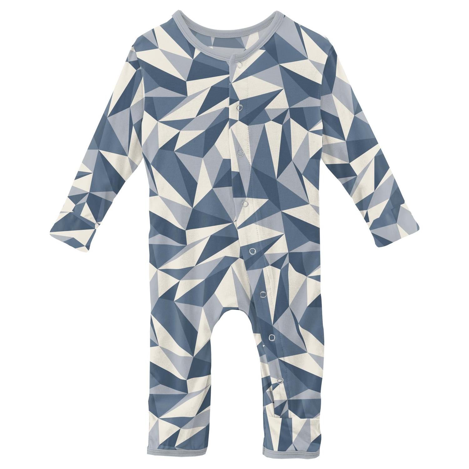 Kickee - Kids' Print Coverall with Snaps
