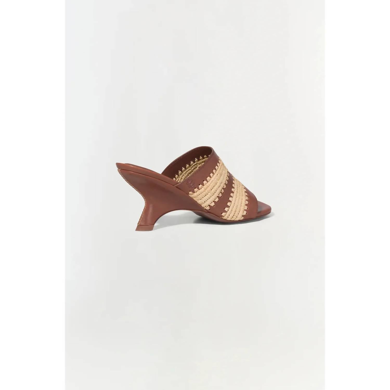 Simkhai - Women's Shadow Mule Raffia Sandal