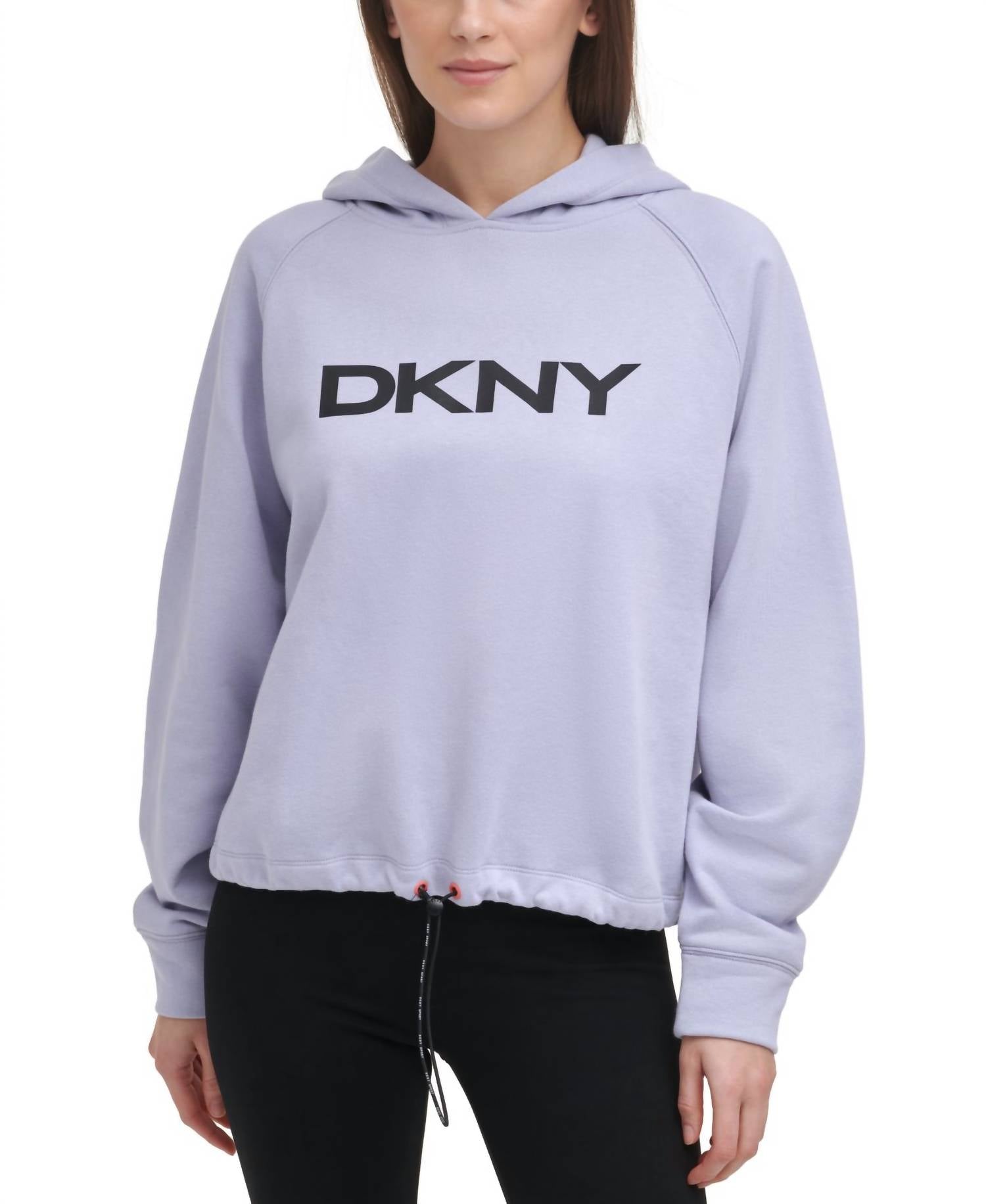 Dkny - Drawstring Waist Graphic Hoodie
