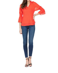Jade Melody Tam - Carissa Swiss Dot Top