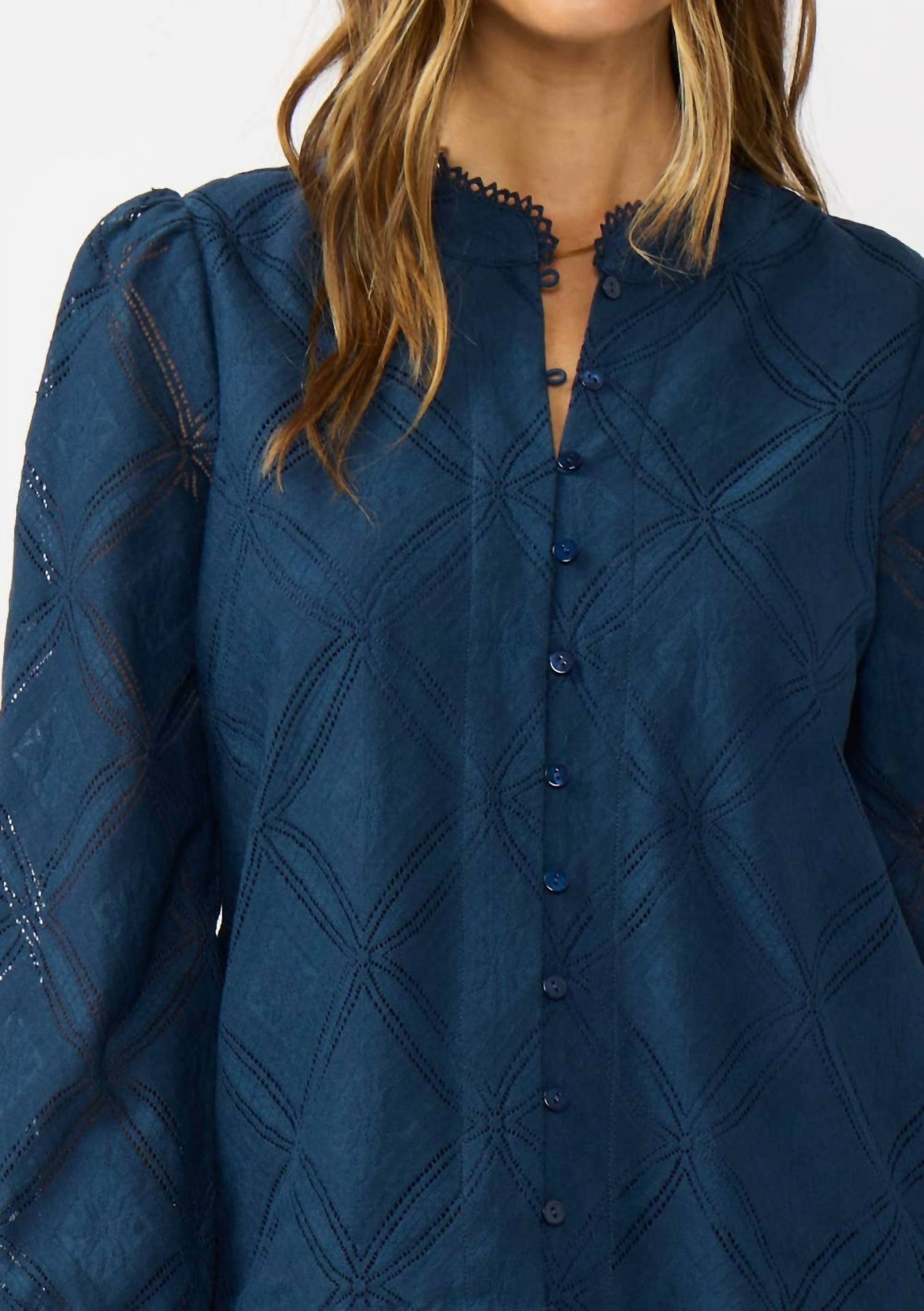 Lovestitch - Lace Button Blouse