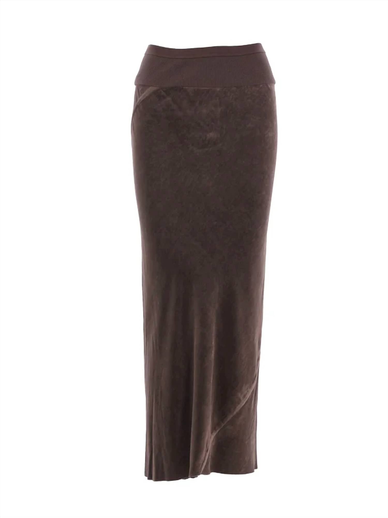 Rick Owens - Women's Gonna Calf Bias Skirt