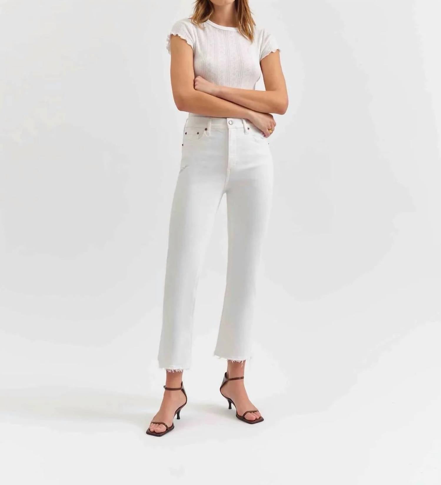 Daze - Shy Girl Crop Flare Jeans