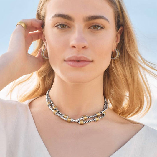 Brighton - Women's Meridian Geo Small Hoop Earrings