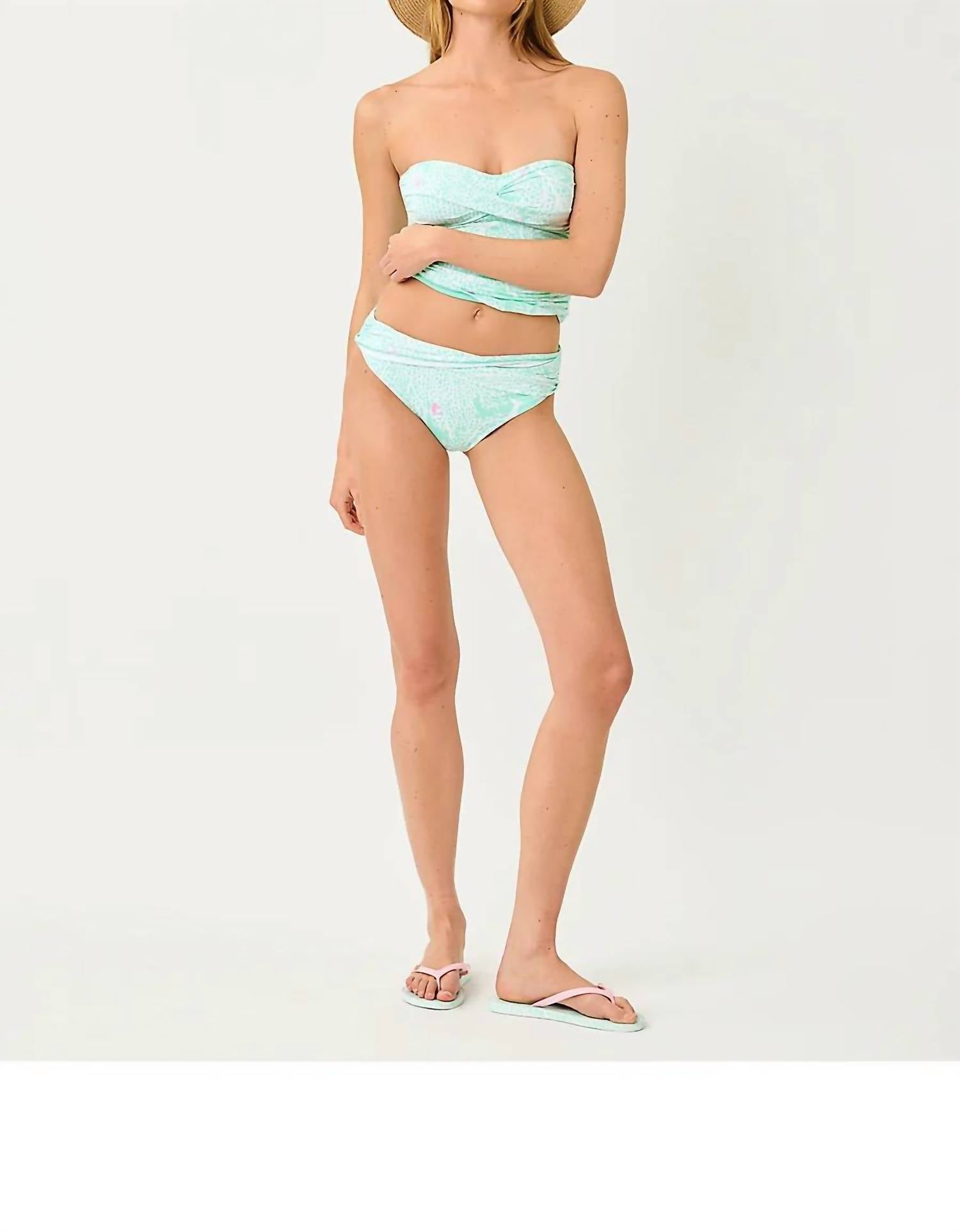 Lilly Pulitzer - Lagoon Sarong Hipster Bikini Bottom